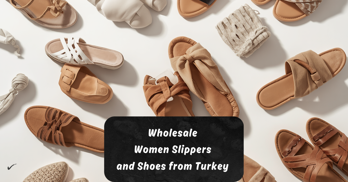 Wholesale Women Slippers and Shoes from Turkey