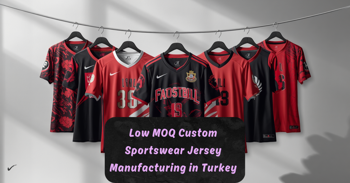 Low MOQ Custom Sportswear Jersey Manufacturing in Turkey